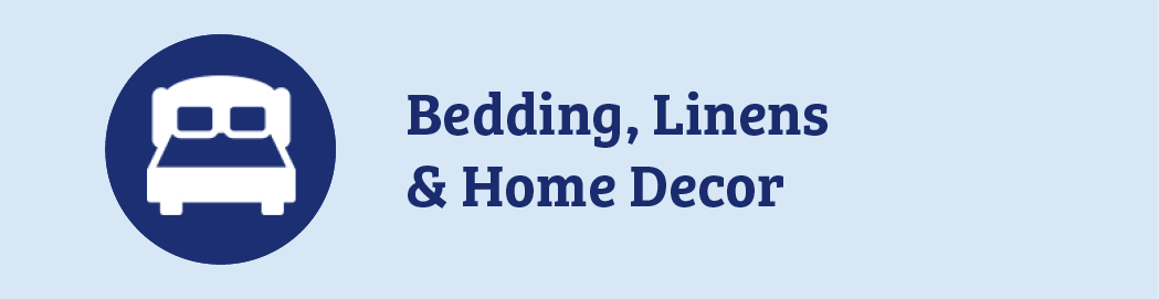 Bedding Linens and Home Decor